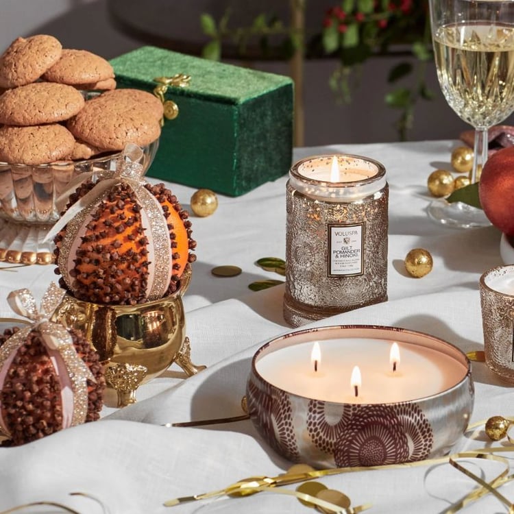 Pomander Kit Gilt Pomander 5.5oz Small Jar | Ivystone