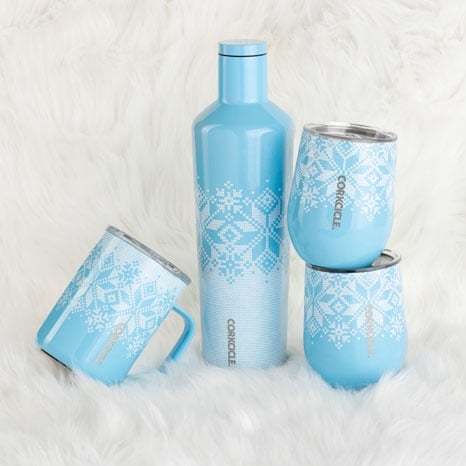 Corkcicle Fairisle Blue