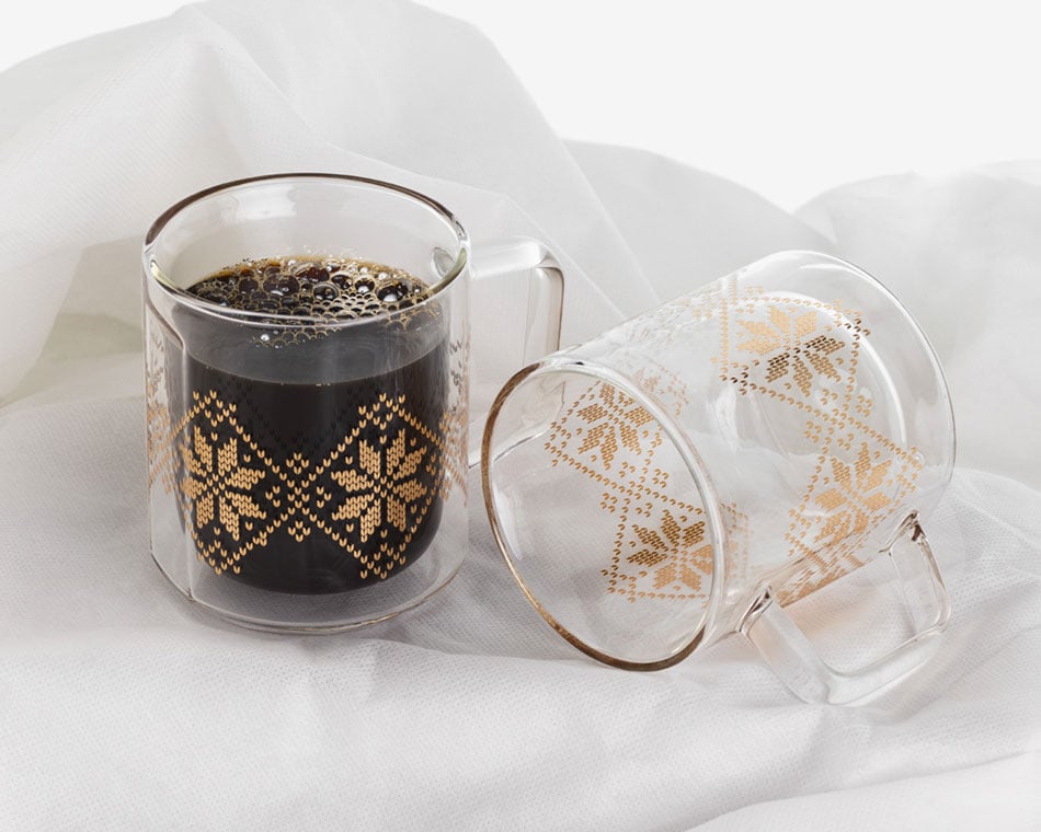 Corkcicle Early Buy Fairisle Gold Sets