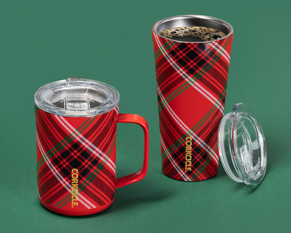 Corkcicle Early Buy Highland Plaid