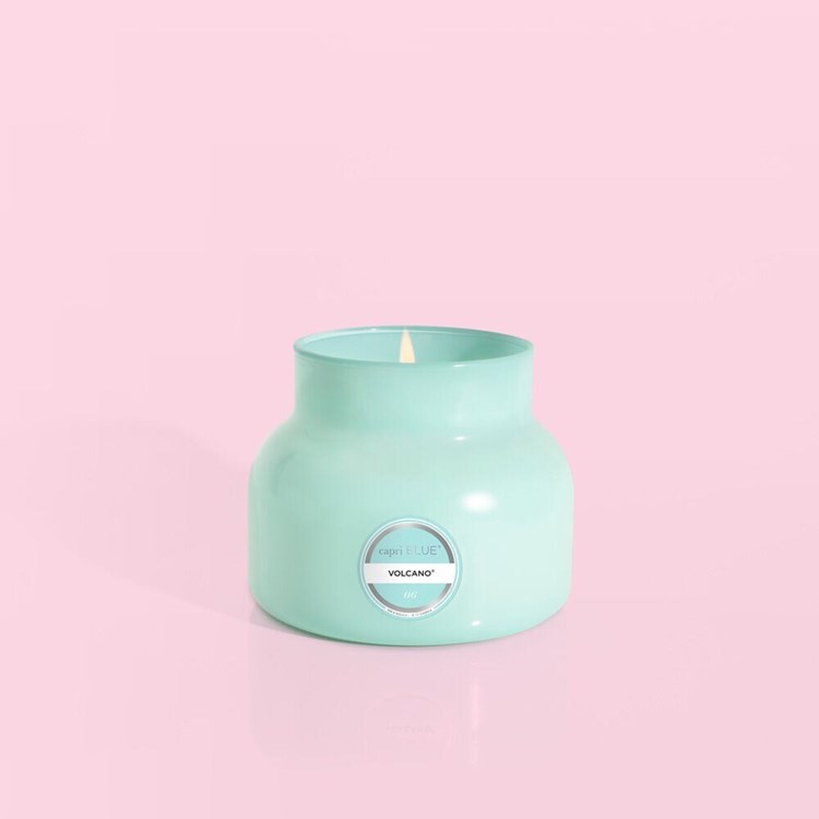 VOLCANO AQUA OPALINE PETITE JAR, 8 oz main image 0