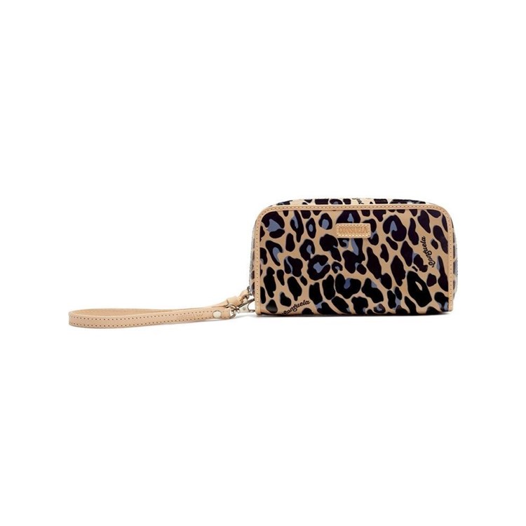 Wristlet Wallet, Blue Jag Ivystone