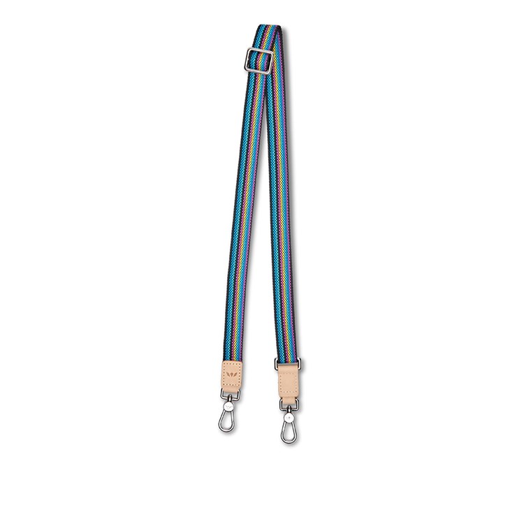 Consuela | Crossbody Leather Strap | 1” Blueberry main image 1