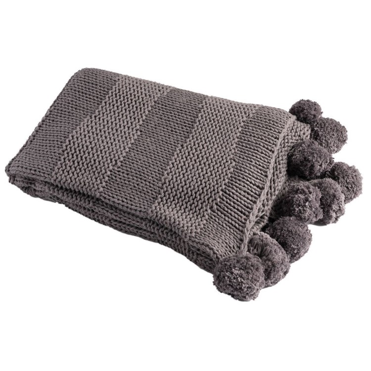 Chunky pom pom throw best sale