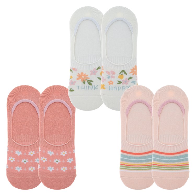 NO SHOW SOCKS THINK HAPPY S23 Ivystone