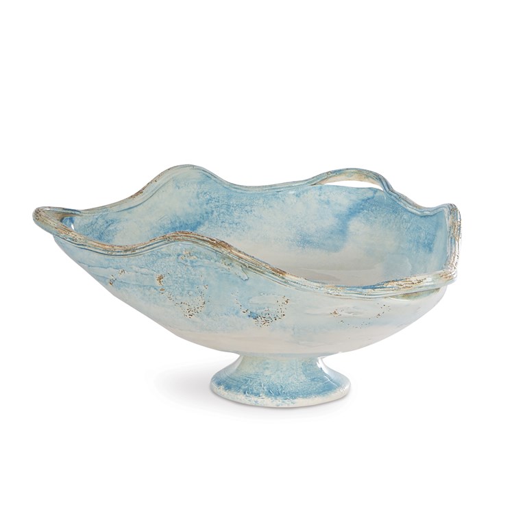 SERAFINA DECORATIVE FOOTED BOWL Ivystone