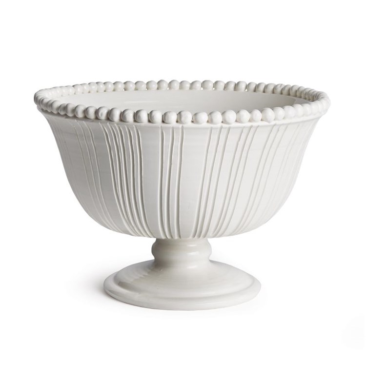 PERLA DECORATIVE FOOTED BOWL Ivystone