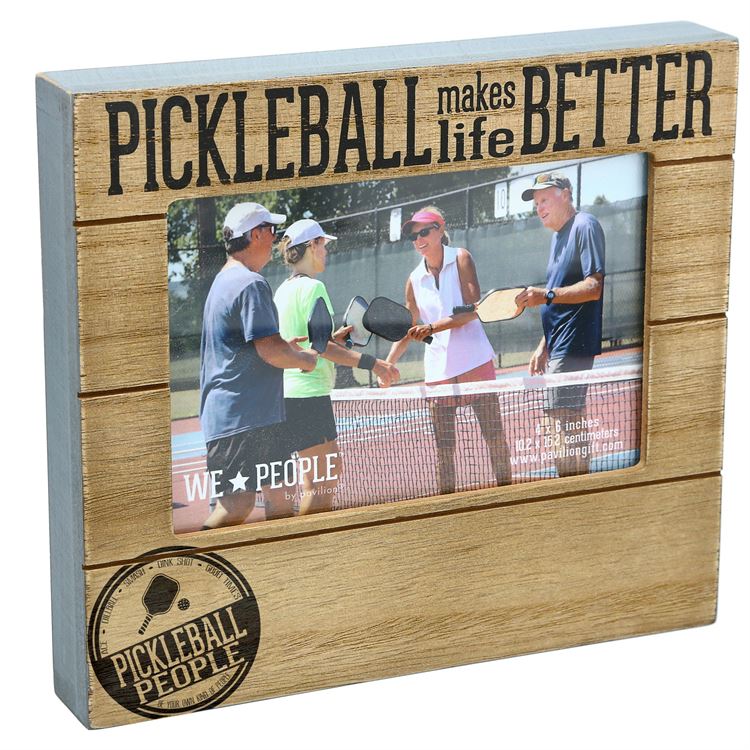 WP Pickleball People 6.75" x 7.5" Frame (Holds 4" x 6" photo