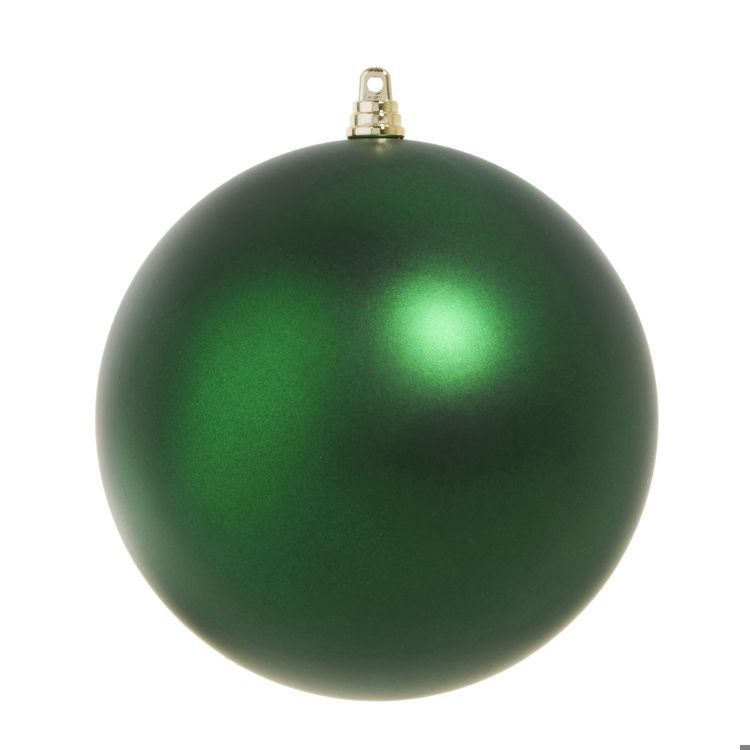 6 Matte Green Ball Ornament Ivystone