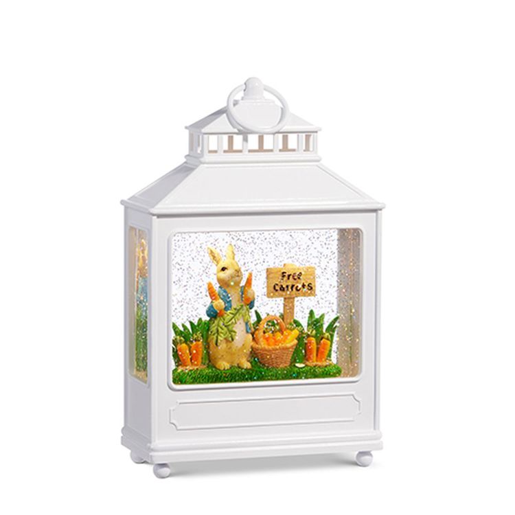 11 Carrot Patch Lighted Water Lantern Ivystone
