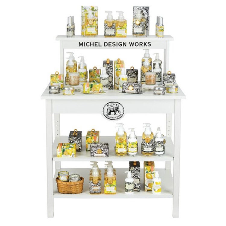 Highlight Table with Riser Display Ivystone