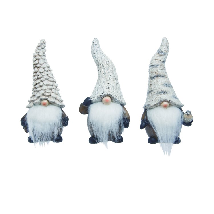 Res Rustic Birch Gnome Fig 3 Asst Ivystone