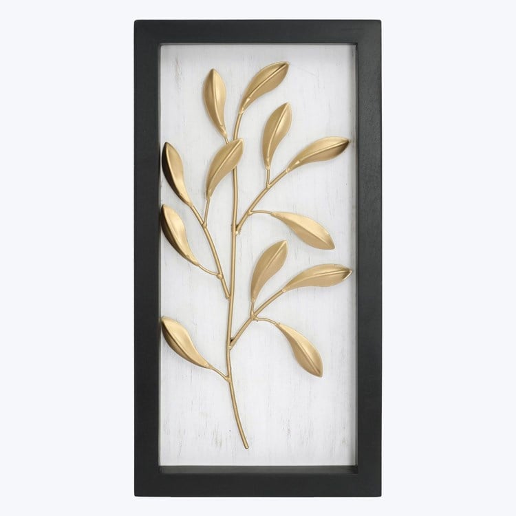 Wood Frame Metal Tree Wall Art Ivystone