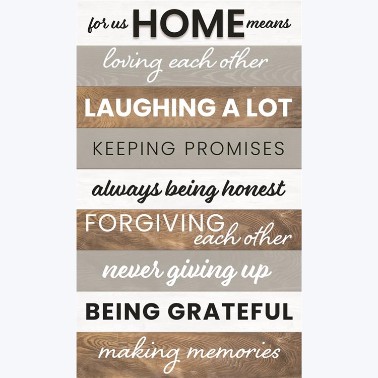 Wood Home Wall Plaque | Ivystone