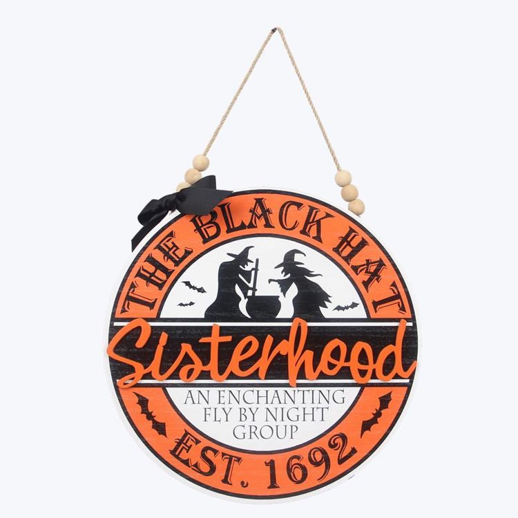 Wood Halloween Wall Sign Ivystone