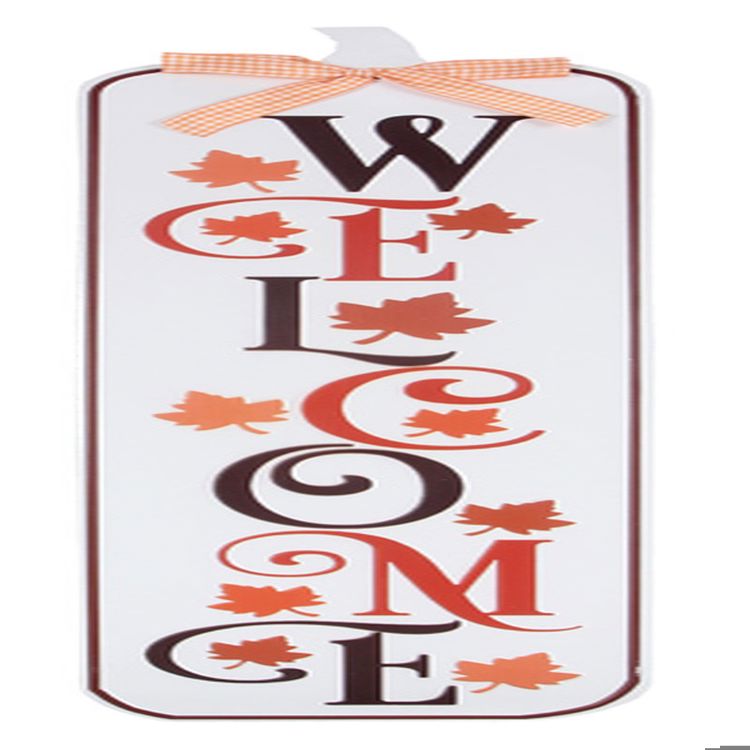 Metal Fall Tradition Door Leaner/Wall Sign Ivystone