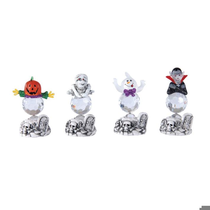 LED Halloween Mini Figures Assortment of 4 | Ivystone
