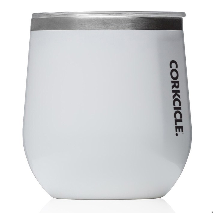 Corkcicle 12 oz. Stemless Gloss White