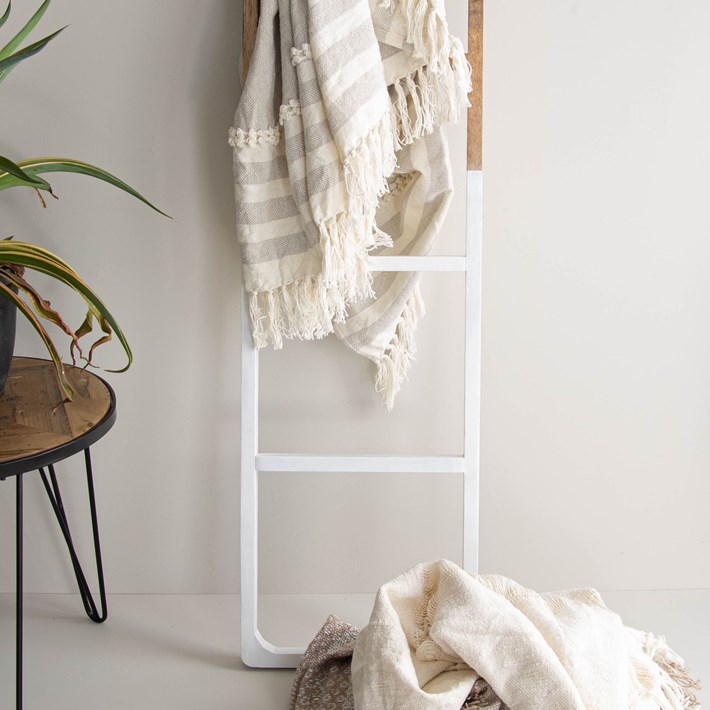 Boho blanket ladder best sale