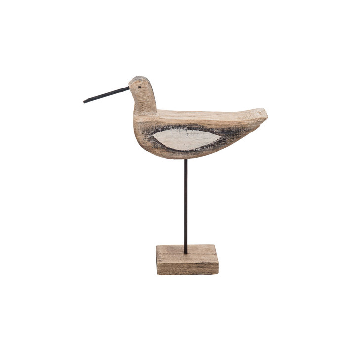 WOODEN TABLETOP BIRD ON STAND Ivystone