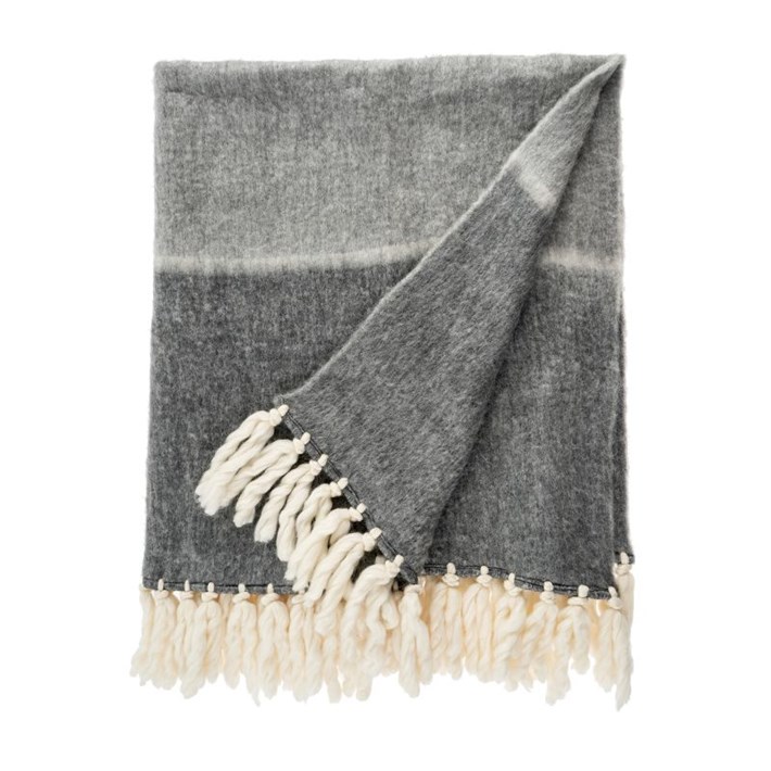 Wool blend throw best sale