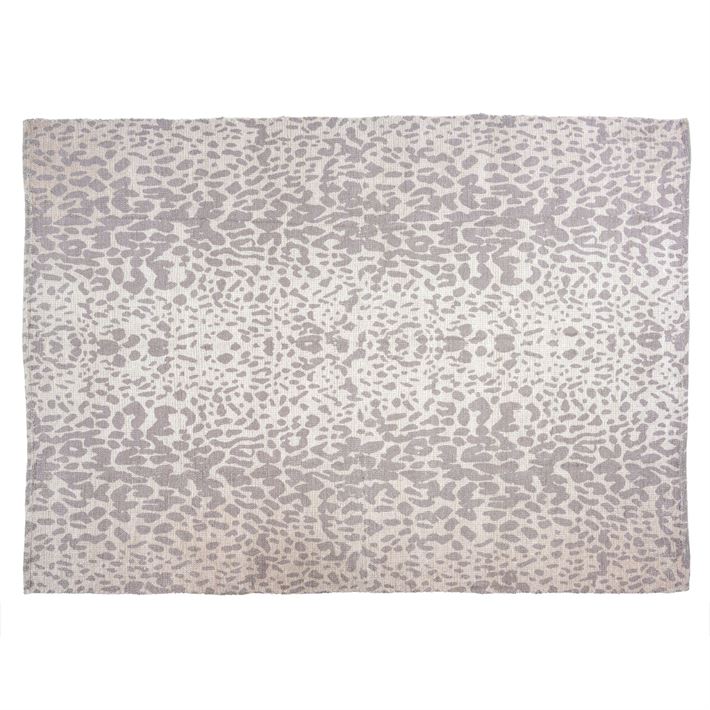 Leopard Chenille Rug 5x7 Ivystone