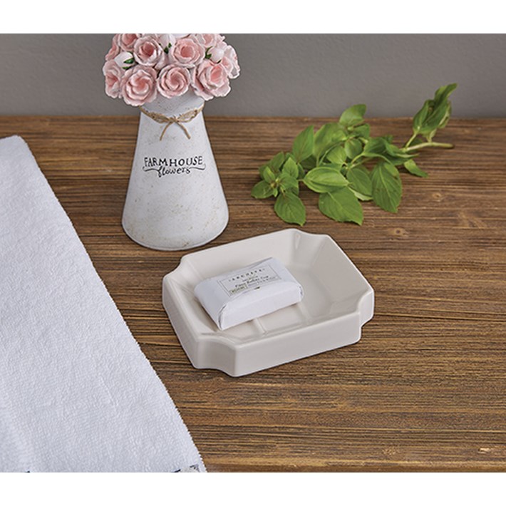 IRONSTONE SOAP DISH Ivystone