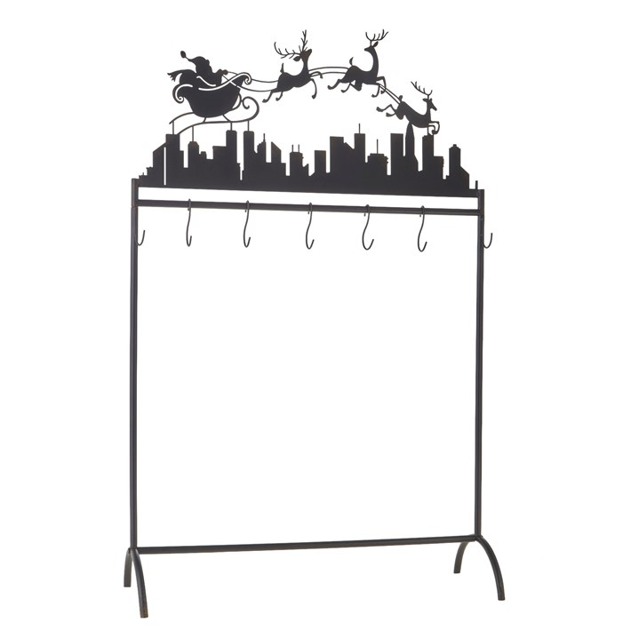 50.5 Up on the Rooftop Stocking Holder Stand Ivystone