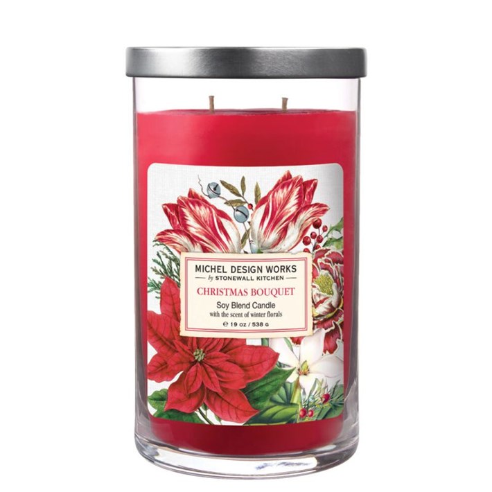 Christmas Bouquet Large Tumbler Candle Ivystone