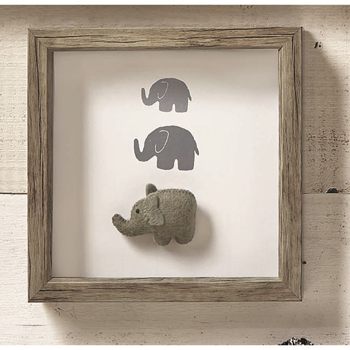 STACKED ELEPHANT SHADOW BOX Ivystone
