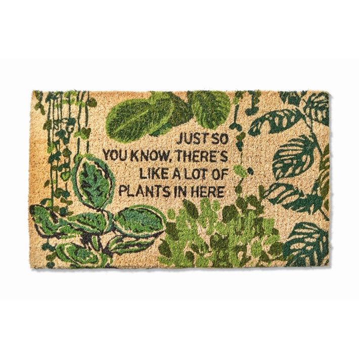 LOTS OF PLANTS COIR MAT Ivystone