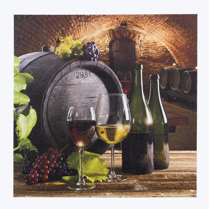Canvas Wine Barrel Wall Art | Ivystone