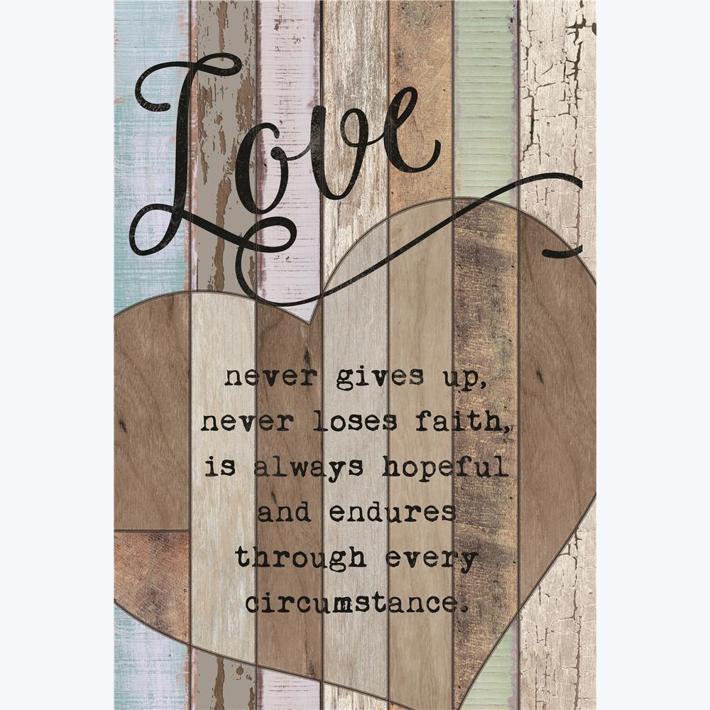 Wood Love Wall Plaque Ivystone