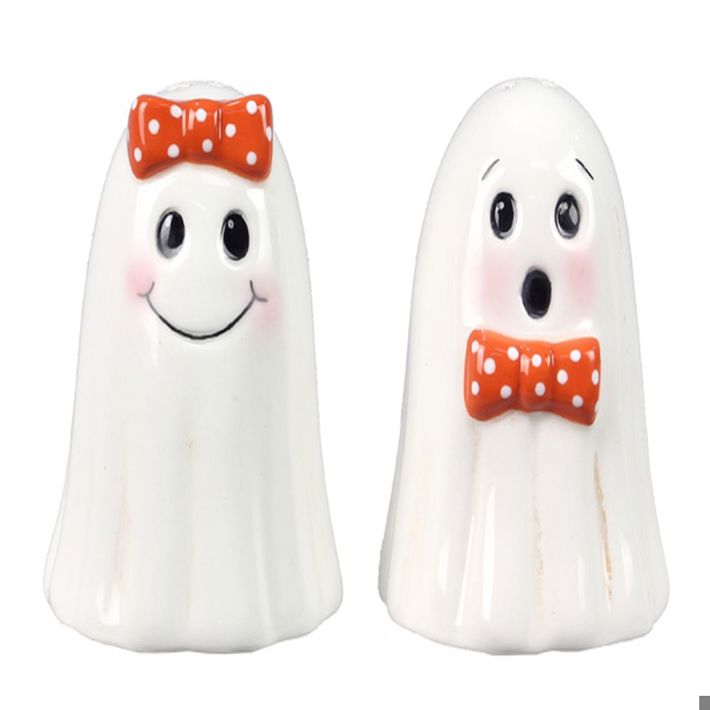 Ceramic Halloween Ghost S/P Set Ivystone