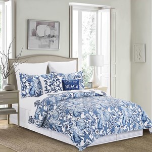 3 Piece King Quilt Set (King Quilt & 2 King Shams);Bridgewater Quilt Set;